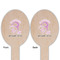 Gymnastics with Name/Text Wooden Food Pick - Oval - Double Sided - Front & Back