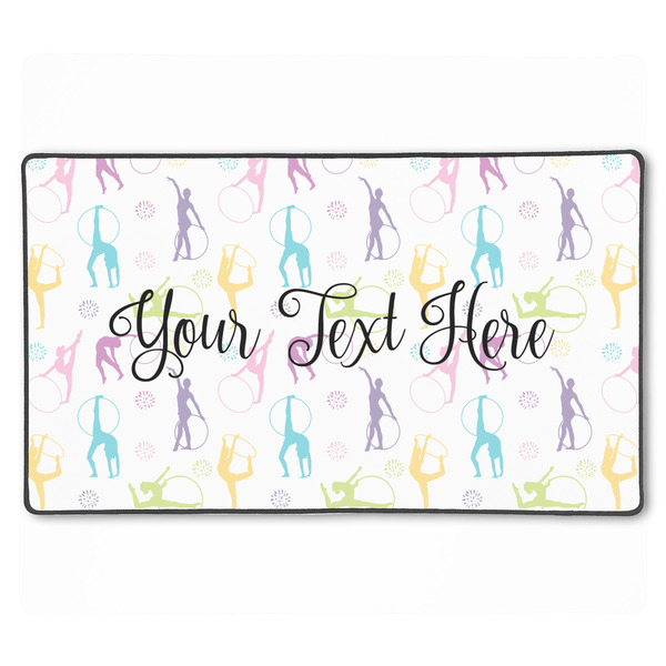 Custom Gymnastics with Name/Text XXL Gaming Mouse Pad - 24" x 14"