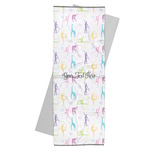 Gymnastics with Name/Text Yoga Mat Towel (Personalized)