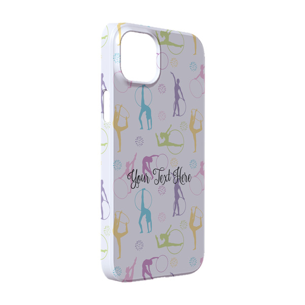 Custom Gymnastics with Name/Text iPhone Case - Plastic - iPhone 14