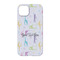 Gymnastics with Name/Text iPhone 14 Case - Back