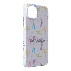 Gymnastics with Name/Text iPhone Case - Plastic - iPhone 14 Plus