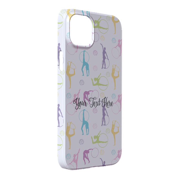 Custom Gymnastics with Name/Text iPhone Case - Plastic - iPhone 14 Plus