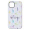 Gymnastics with Name/Text iPhone 14 Plus Tough Case - Back