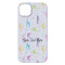 Gymnastics with Name/Text iPhone 14 Pro Max Case - Back