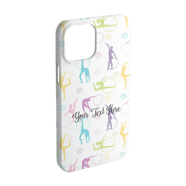 Custom Gymnastics with Name/Text iPhone Case - Plastic - iPhone 15