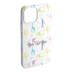 Gymnastics with Name/Text iPhone Case - Plastic - iPhone 15 Plus