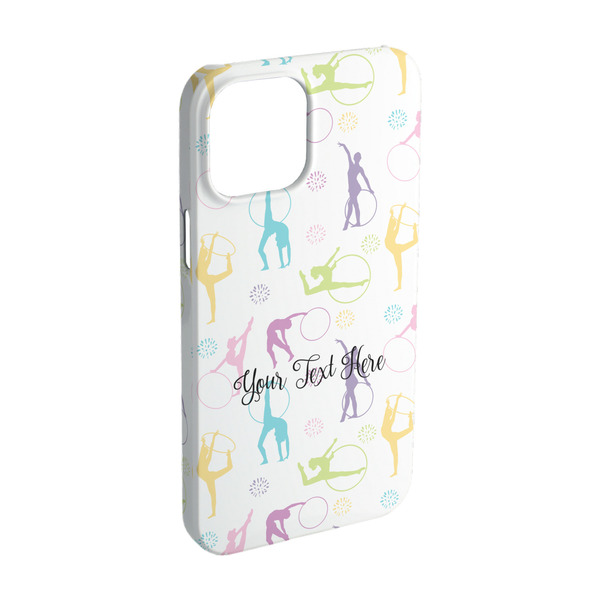 Custom Gymnastics with Name/Text iPhone Case - Plastic - iPhone 15 Pro