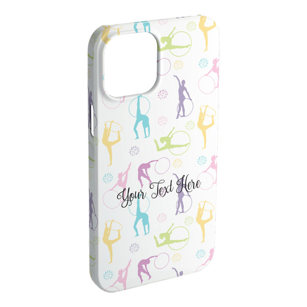 Custom Gymnastics with Name/Text iPhone Case - Plastic - iPhone 15 Pro Max