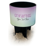 Gymnastics with Name/Text Black Beach Spiker Drink Holder (Personalized)