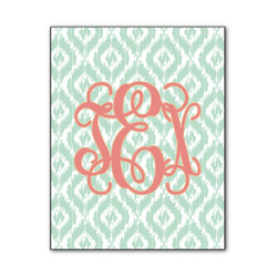 Monogram Wood Print - 11" x 14"