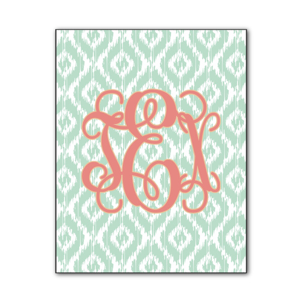 Custom Monogram Wood Print - 11" x 14"