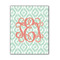 Monogram 11x14 Wood Print - Front View