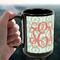 Monogram 15oz. Black Mug - LIFESTYLE