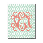 Monogram Wood Print - 16" x 20"