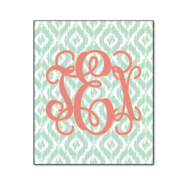 Custom Monogram Wood Print - 20" x 24"