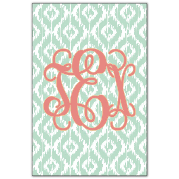 Custom Monogram Wood Print - 20" x 30"