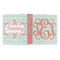 Monogram 3 Ring Binders - Full Wrap - 1" - OPEN OUTSIDE