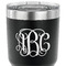 Monogram 30 oz Stainless Steel Ringneck Tumbler - Black - CLOSE UP