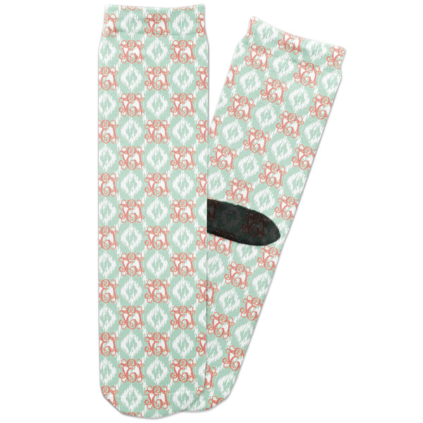 Custom Monogram Adult Crew Socks