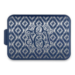 Monogram Aluminum Baking Pan with Navy Lid