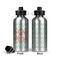 Monogram Aluminum Water Bottle - Front and Back