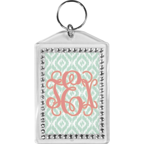 Custom Monogram Bling Keychain