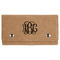 Monogram Cards & Dice Set - Light Brown - Front