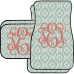 Monogram Car Floor Mats Set - 2 Front & 2 Back