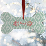 Monogram Ceramic Dog Ornament