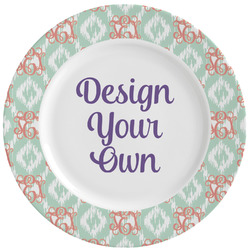 Monogram Ceramic Dinner Plates - Set of 4