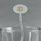 Monogram Clear Plastic 7" Stir Stick - Oval - Main