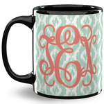 Monogram 11 oz Coffee Mug - Black