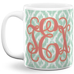 Monogram 11 oz Coffee Mug - White