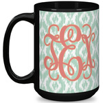 Monogram 15 oz Coffee Mug - Black