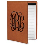 Monogram Leatherette Portfolio with Notepad - Small - Single-Sided