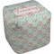 Monogram Cube Poof Ottoman (Bottom)