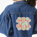 Monogram Twill Iron On Patch - Custom Shape - 2XL - Single