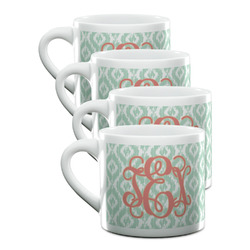 Monogram Double Shot Espresso Cups - Set of 4