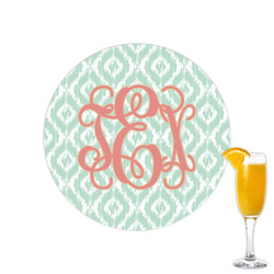 Monogram Printed Drink Topper - 2.15"