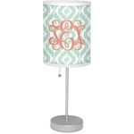 Monogram 7" Drum Lamp with Shade Linen