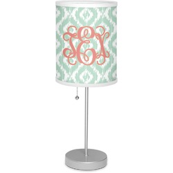 Monogram 7" Drum Lamp with Shade Polyester