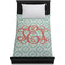 Monogram Duvet Cover - Twin - On Bed - No Prop