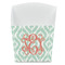 Monogram French Fry Favor Box - Front View