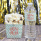 Monogram French Fry Favor Box - w/ Water Bottle