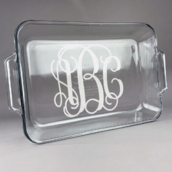 Monogram Square Baking Dish. 8x8 Pyrex Free Lid 