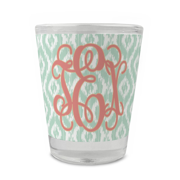 Custom Monogram Glass Shot Glass - 1.5 oz - Single