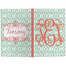 Monogram Large Hard Cover Journal - Apvl