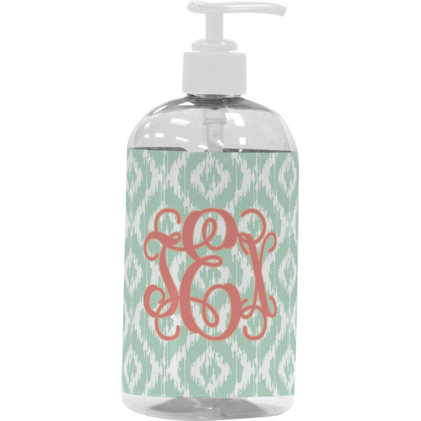 Custom Monogram Plastic Soap / Lotion Dispenser - 16 oz - Large - White