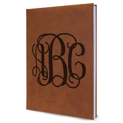 Monogram Leatherette Journal - Large - Single-Sided